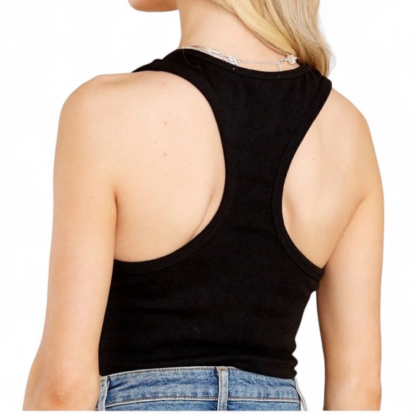 Racerback Cropped Tank Top - Picture 5 of 16